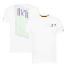 Męskie koszulki T-shirt F1 T-shirt Formuła 1 T-shirty wyścigowe kombinezon wyścigowy krótki rękaw Sumny Szybki suchy koszulka ekstremalna sport