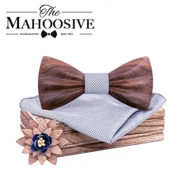 Drewniany drewniany krawat camisas mejr kwiatowy bowtie modis gravata krawat dla mężczyzn pragnie homme noeud papillon chemise femme 220506