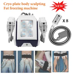 cryolipolysis cryotherypysy الدهون تقلل الآلة 8 صفيحة البرد