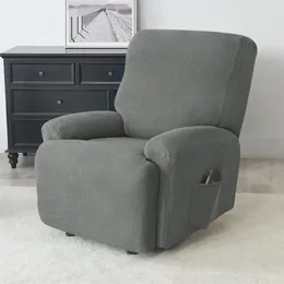 Polar fleece tvättbar avtagbar delbar återfåstolstol täckning slipcovers hundkatt husdjur singel säte soffa lat pojke fåtölj soffa 220615