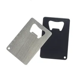 Card Shape SS Beer Bottle Opener Fast Stainless Steel Bar Lever Pop Restaurant Customized Promotion Gift Display Giveaway 220621