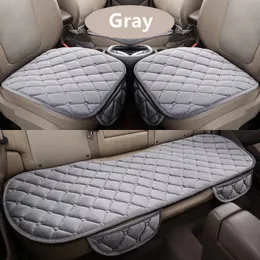 Car Seat Covers Winter Cushion Cover Universal Front Back Chair Pad Supplies Square Style Luxurious Warm