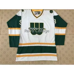 CEUF #9 Gordie Howe Wha New England Whalers Retro Hockey Jersey Mens Brodery Stitched Anpassa valfritt nummer och namntröjor