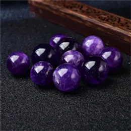 Natural Brazil Amethyst Crystal Ball Polished Sphere Reiki Healing Meditation Chakra Massage Home Decoration Collection