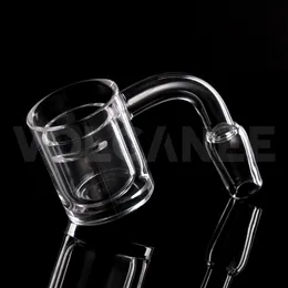 Smoking Accessories 30mm XL Quartz Banger Insert Phat Bottom Thermal Skillet domeless Nail with Flat Top 4mm Thick club bucket Bowl