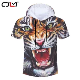 Mens Shirts Casual Animal Tiger Hooded Tshirt Drop Summer China 3D T Shirt Suppliers Wholesale 220623