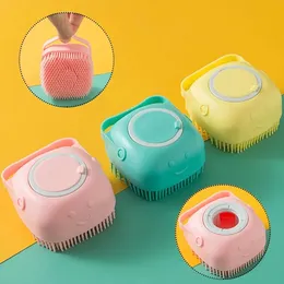 Bath Brushes Multifunctional Baby Adult Shower Brush Fast Foaming Silicone Scrubbing Artifact Full Body Massage Spa Brush Bathroom Accessory