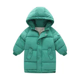 2-12 Years Winter Children Clothes Girl Down Jacket Hooded Parka Jacka Young Girls Thicken Long Outerwear Clothes Barn Girls 8t J220718