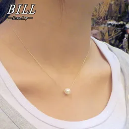 Stil mode billigt supersöt imitation pärla boll droppar hängen halsband smycken tillbehör för kvinnor