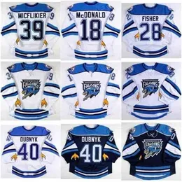 MThr 374040Thr tage Men Springfield Falcons hockey jersey 40 Devan Dubnyk Jacob Micflikier 18 Colin McDonald Glenn Fisher Customize any name and number