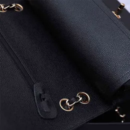 Bolsas de grife clássicas feitas à mão de alta qualidade, bolsas femininas, caviar, cordeiros, bolsas de couro, bolsa de ombro, corrente, ouro, prata, designers