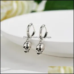 Other Earrings Jewelry Reeti 925 Sterling Sier Skl Drop Earring Creative Sexy For Women Gift Customized Delivery 2021 4Iyus