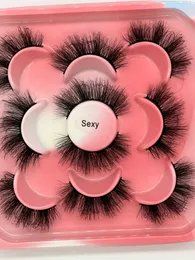 Lashes Fluffy Thick Long Eyelashes Messy Soft Stem Faux Mink False Eyelash Wholesale Eyes Makeup Tools Favour