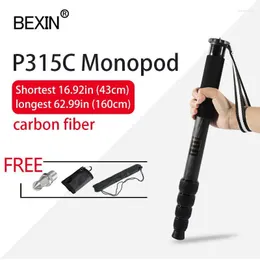 Stativ Bexin P315C Scalable Technology Carbon Fiber Monopod Unipod Portable Outdoor Camera Shooting Stand Loga22