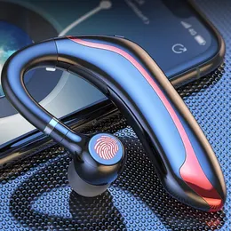 BN04 Trådlös Bluetooth -hörlurar Enkel öronkrok Business Stereo hörlurar headset Handsfree Sportsörlurar med mikrofon