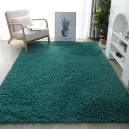 Carpets Soft Bedside Faux Fur Hairy Carpet Bedroom Acessories Year Gift Living Room Table Side Mats Washable Non-slip Rug FluffyCarpets