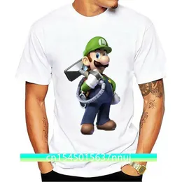 Maglietta da uomo Luigis Mansion T-shirt nera 220702