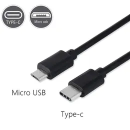 اكتب C USB-C إلى Micro USB Male Sync Charge COLL COLL للهاتف Huawei Samsung Wire 30cm