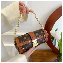 Mini bag 2022 new high-end retro pillow bag cylinder shoulder messenger sac