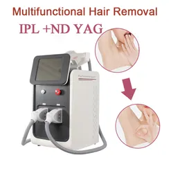 3 in 1 E-light OPT IPL Macchina laser Permanente ND YAG Depilazione Rimozione tatuaggio RF Radiofrequenza Ringiovanimento della pelle Attrezzatura di bellezza