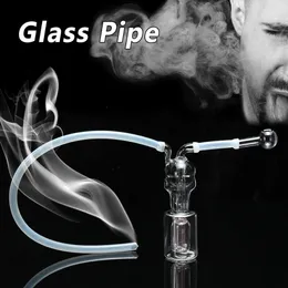 4 tums glasskalle form Hopah rökrör bong med shisha chicha cachimba narghile vattenslang för män rökande tillbehör