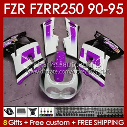 Yamaha FZR250R FZRR FZR 250R 250RR 1990 1991 1992 1993 1994 1995 143NO.123 FZR250RR FZR-250R FZR-250 FZR250 FZR 250 R RR 90 91 92 93 94 95 Yakıtlanma Glossy Purple
