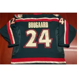 Nikivip Cheap Custom Men Women Younth Retro #24 Derek Boogaard Hockey Jersey All Stitched Any Size 2XS-5XL Name Or Number Top Quality Vintage