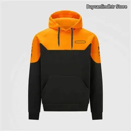 F1 McLaren Team Racing Wentylatory Bluzy Jesień Zima Formuła Jeden Racer Lando Norris Suit Sweter Hoodie Mężczyźni / Kobiety Ogranione