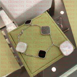 Projektant Classic Lucky Clower Bransoletka Diamentowa 18K Pozłacane Panie i Dziewczęta Walentynki Dzień Matki Biżuteria Zaręczyna Błanka za darmo