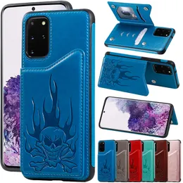 Samsung S8 S9 S10 S20 PLUS S105G S105G S105G S105G S105G S105G S105G S105Gのファッションエンボス加工ウォレットケースNote 8 9 10 20ultra A50 / A50S / A30Sカバー