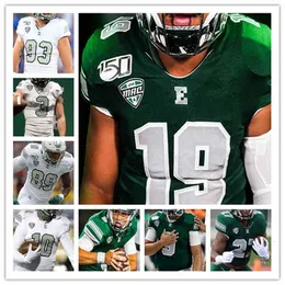 Chen37 Custom College Eastern Michigan Emu Football Jersey Ben Bryant Preston Hutchinson Jawon Hamilton Darius Boone Jr. Samson Evans Hassan