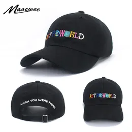 100 bawełny astroworld czapki baseballowe unisex tato hat haft haftowy mężczyzna kobiety letnie kości