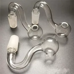 Commercio all'ingrosso 10mm 14mm 18mm maschio femmina trasparente Pyrex vetro bruciatore a nafta tubi dell'acqua per piattaforme petrolifere bong di vetro grande ciotola F0707