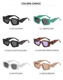 Gafas de montura de diseñador Gafas de sol Diseñador de moda Hombre Mujer Gafas de sol Hombres Mujeres Gafas de marca unisex Playa Polarizada UV400 Negro Verde Wh