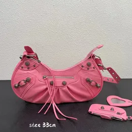 Pink Sugao Women Axel crossbody tygväskor Fashion av högsta kvalitet äkta läderförföljer lyxiga tjejdesigner handväskor shoppingväskor med box WXZ-0630-140