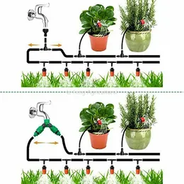 Vattenutrustning 30 m automatisk droppbevattningssystem Sprinkler Garden Watering Flowers Slang