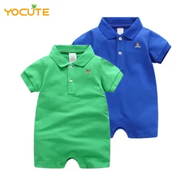 Tuta estiva Costume infantile Pagliaccetti corti Abbigliamento in cotone Pagliaccetto nato Neonata Ragazzi Neonati Roupas Abbigliamento per bambini 220525