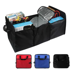 Organizer per auto 1 pz 3 colori multifunzione scatola di immagazzinaggio del bagagliaio universale pieghevole grande capacità Oxford borsa isolante per automobili229k