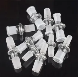 Dhl cam nargile adaptörü 18mm dişi ila 14mm erkek 10 mm Bongs Drop Redducer Konektörü Öğütme Ağız Temizleme