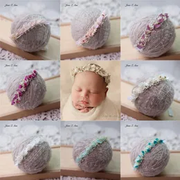 Hair Accessories Born Pography Headwear Hairband Baby 0-3 Year O Studio Shooting Head Flower PropsHair