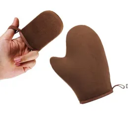 Badsvampar Tanning Mitt med tumme för självtennator Tan Applicator Mitt-för Spray Tan-Beach Specialhandskar BBA13035