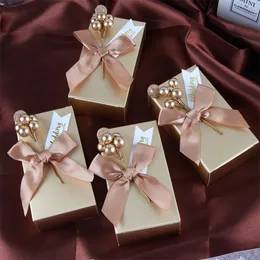 Wedding Favor Candy Boxes Birthday Party Decoration Gift Paper Bags Event Supplies Packaging Box 220427