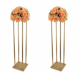 decoration Wedding Iron Flower Rack Stand Geometric Display Rectangular Frame Box Wedding Party Road Lead Hotel Home Marketing imake131