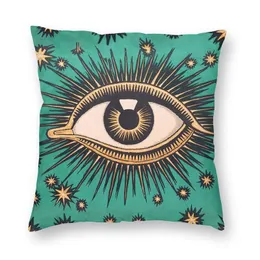 Kissenbezug All Seeing Eye Art Kissenbezug Home Decor Evil Mystic Eyes Kissen Überwurf für Wohnzimmer Doppelseitiger Druck 220623