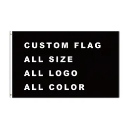3x5 Ft Bandiera stampata personalizzata Azienda Pubblicità Sport Banner per esterni Occhielli in ottone Promozione Decorazione Qualsiasi dimensione D220704