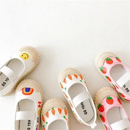 Capsella barn canvas skor pojkar flickor sommar höst 18 år baby småbarn casual sneakers barn andningsbara sportskor 2132 220520