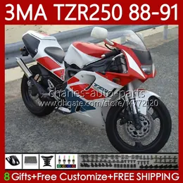 ヤマハTZR-250 TZR250 TZR 250 R RS RR 88 89 90 91 ABS BODYWORK 115NO.40 YPVS 3MA TZR250R TZR250RR 1988 1998 1991 1991 TZR250-R 88-91 Moto Body Red Blue White