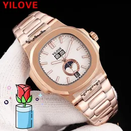 Relógio de luxo de design de marca de alta qualidade Relógio de luxo masculino Relógio mecânico do relógio do mês Cronógrafo Top Week Watchwatch