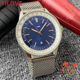 Luxo Multifunction Watch StopWatch Mecânica automática de 43mm Relógio Straia de aço inoxidável Business Mission Mission Runway Watches Watches