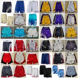 Siebdruck 2022 New City Basketball Shorts Elastische Taille Evan Mobley Maxey Anthony Gilgeous-Alexander Collins Dejounte Murray Carter Beal Herro Curry Sport Short